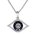 “VICTORIA” EVIL EYE PENDANT